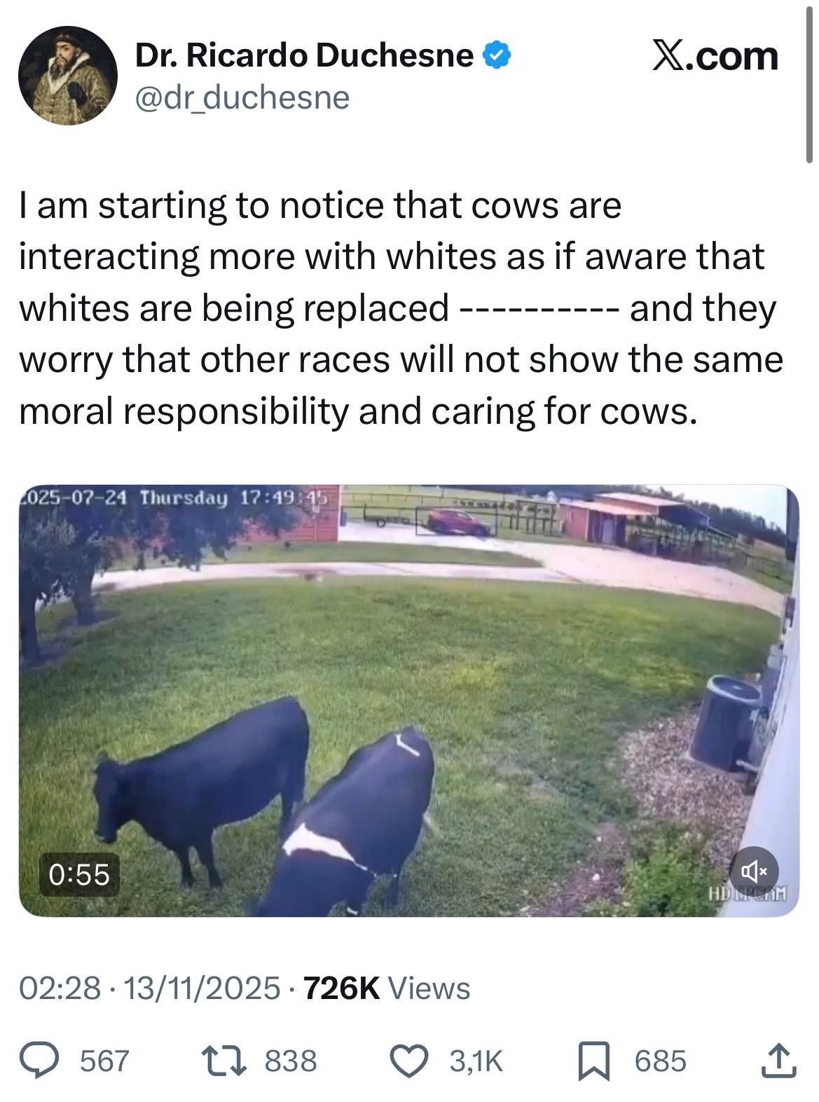 Farmerwerfer is off the meds again