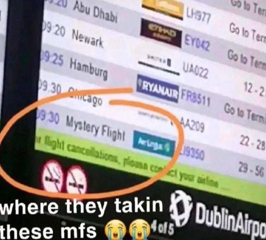 You can get a flight for real cheap if you don't care where you go