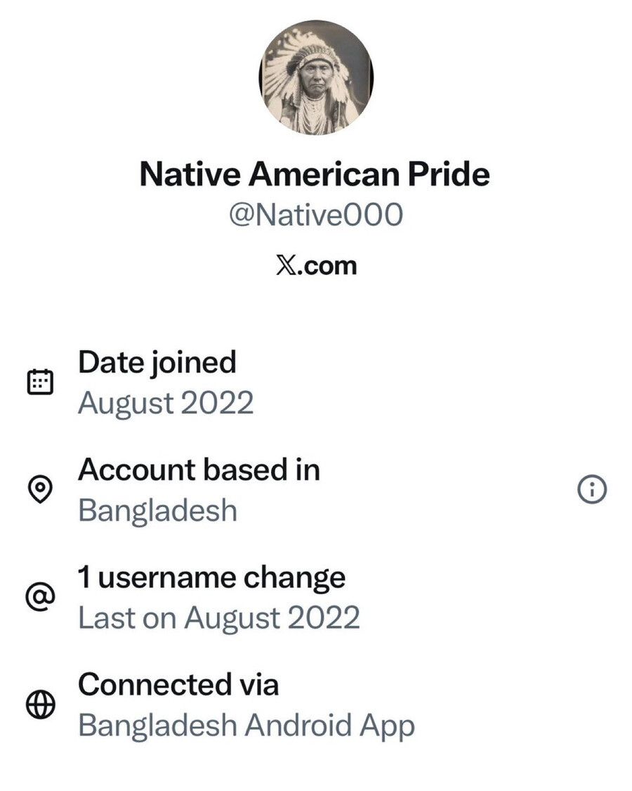 >The indians were actually indians