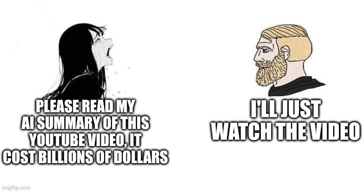 I hate ai and also trump is a pedo