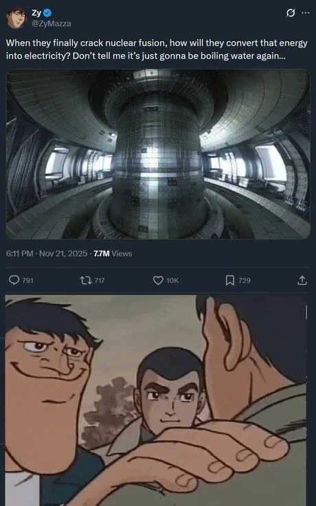 The guys in other dimensions always crack water boiling jokes when I'm around