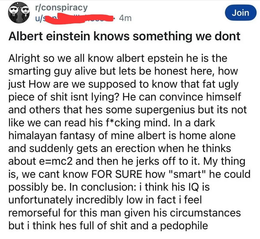 he might be on to something...