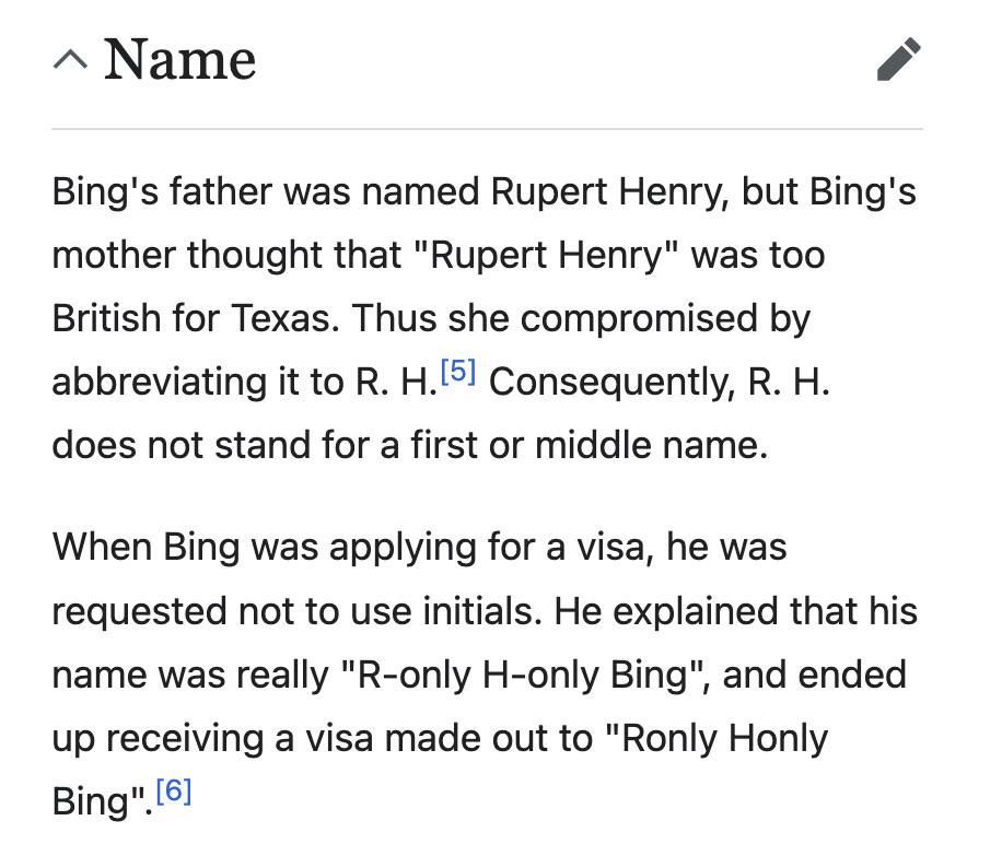 bing, like the browser?