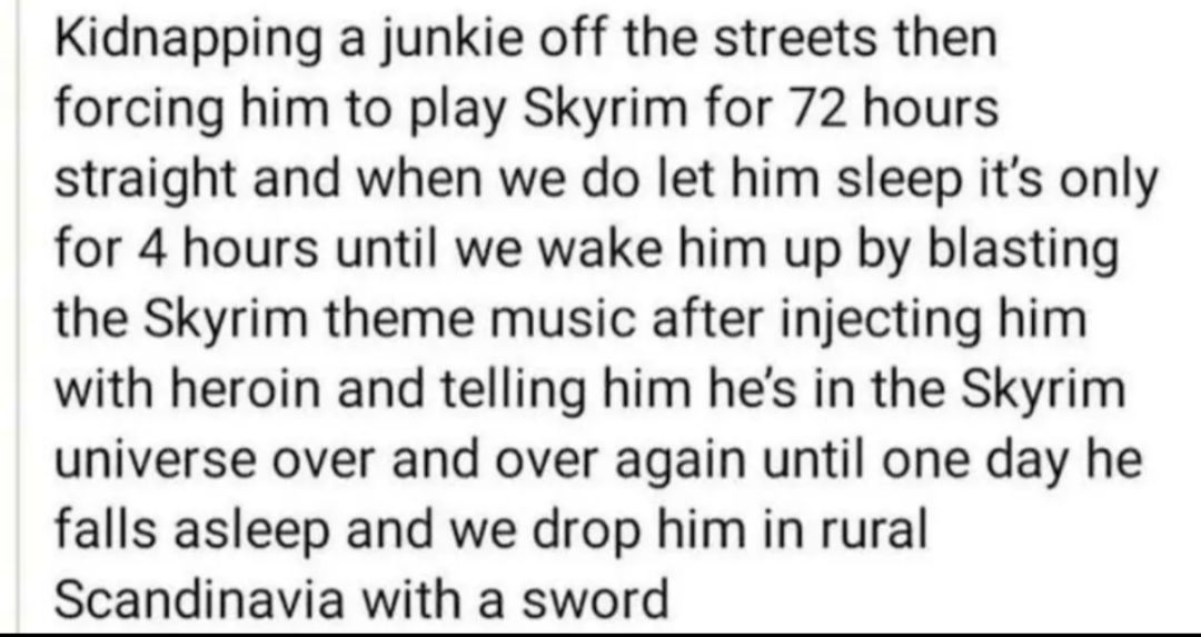 The perfect usage for junkies doesnt exi..