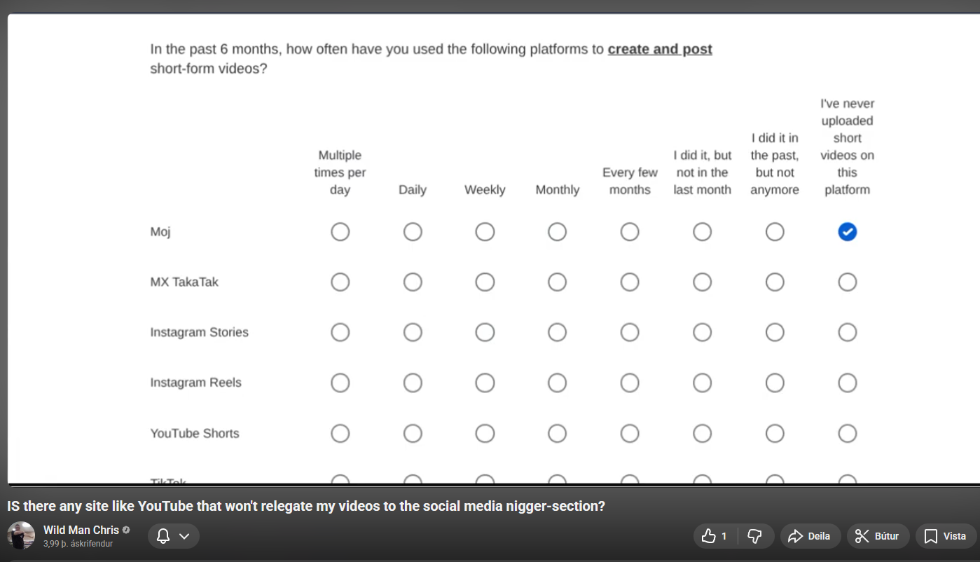 bro is sick of youtube censorship