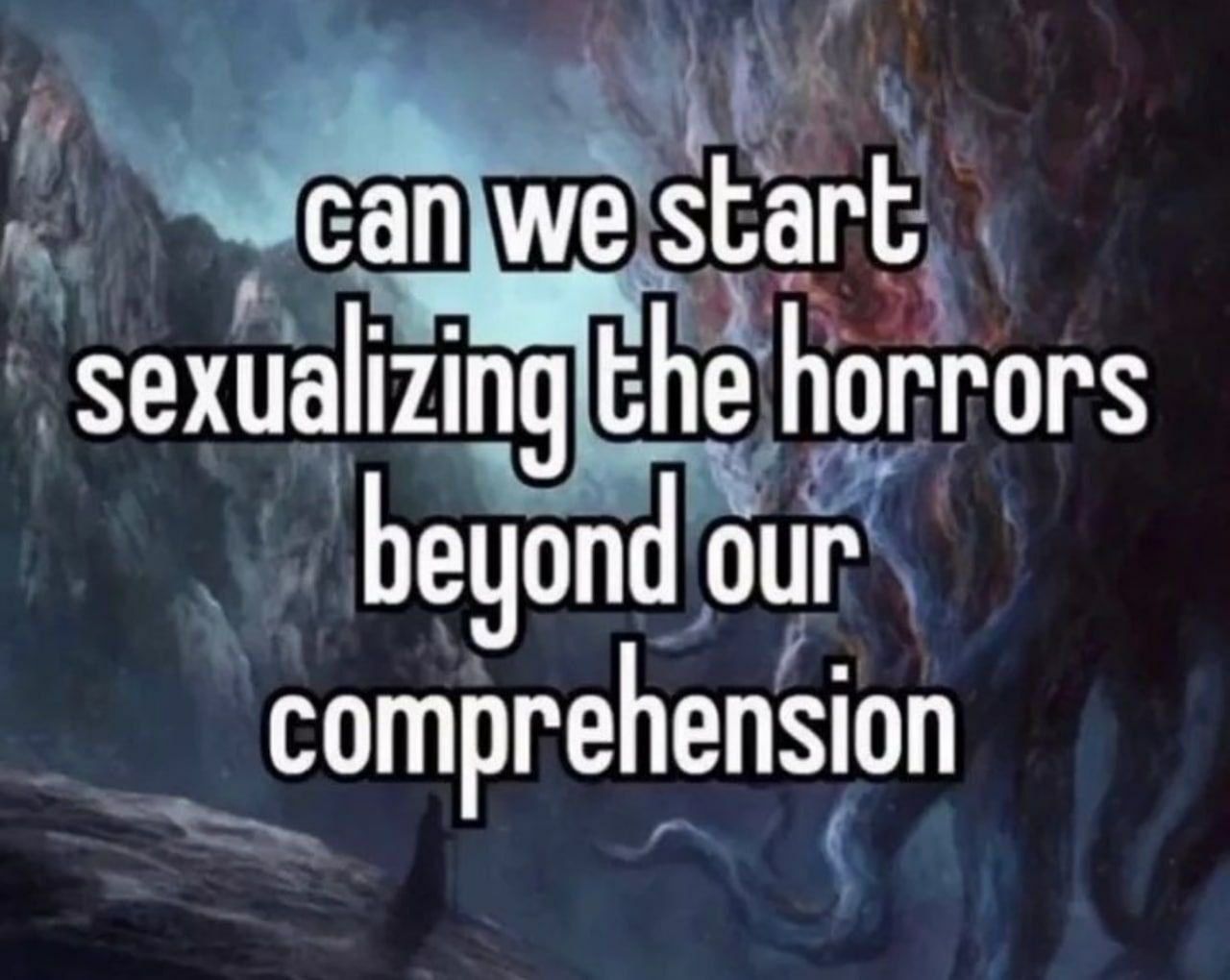 Wait, you guys are not doing it yet?