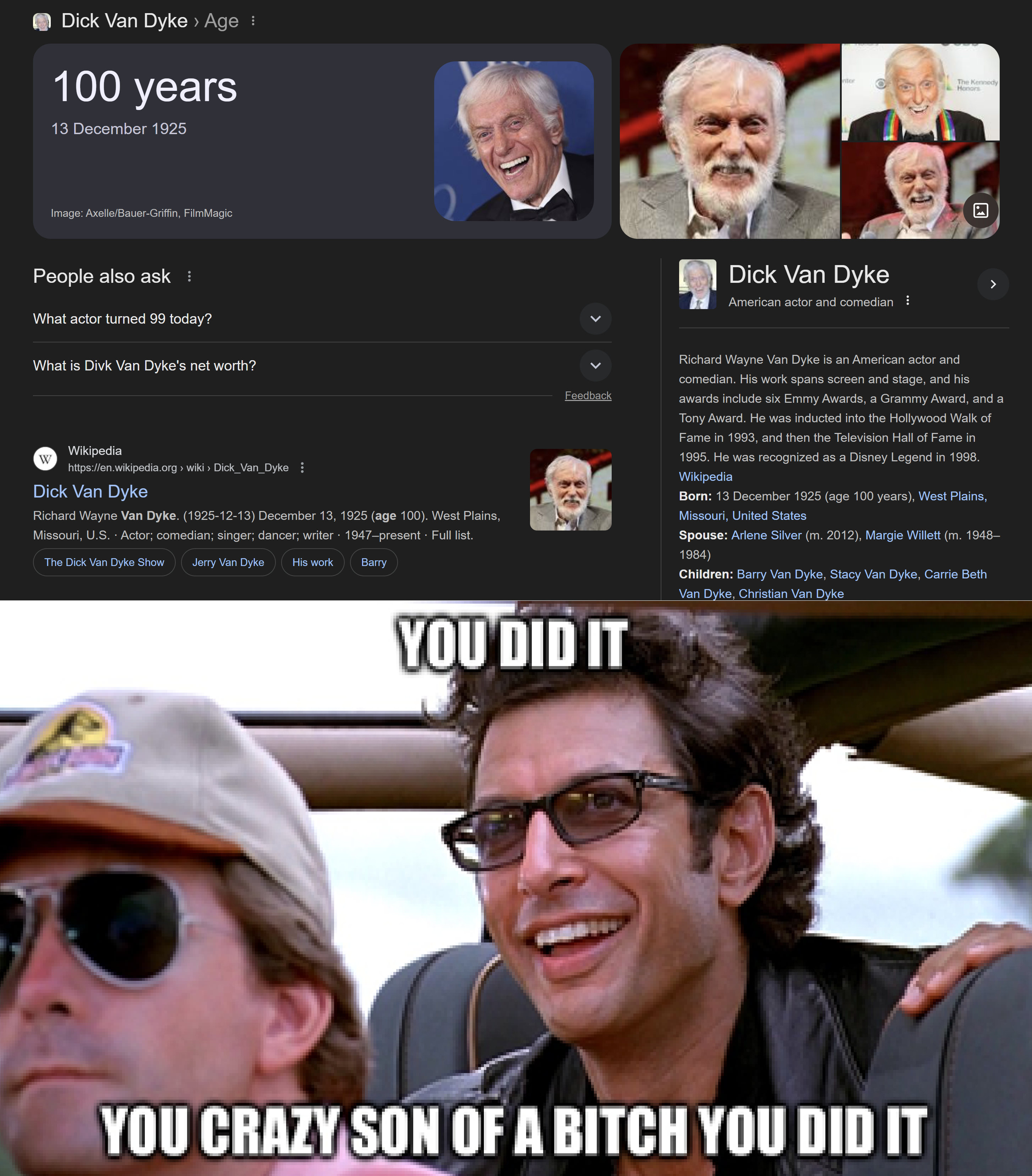 Today we celebrate 100 years of Dick