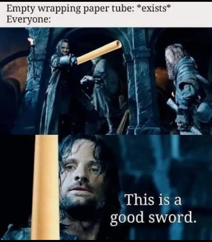 This is the sword that bokned Sauron on the head