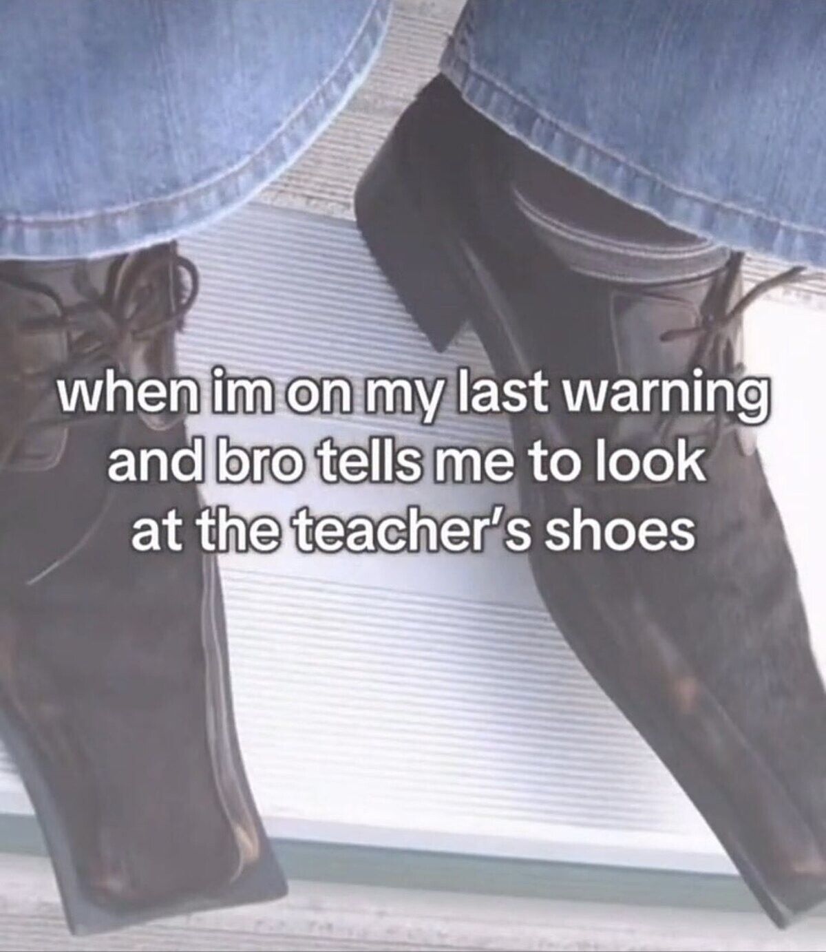 You don't want to know what his feet look like