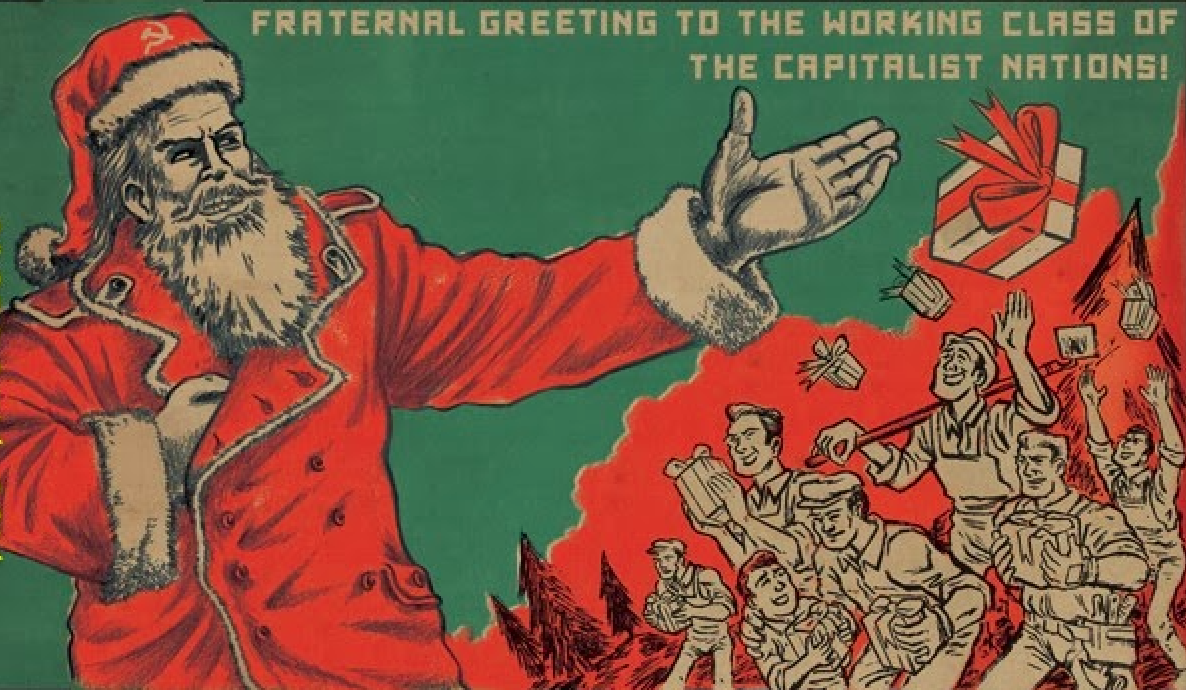 Merry Christmas, lads, may happiness be yours whatever your faith is