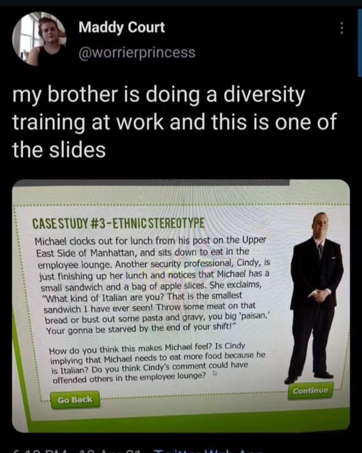 Unspeakable racism lol