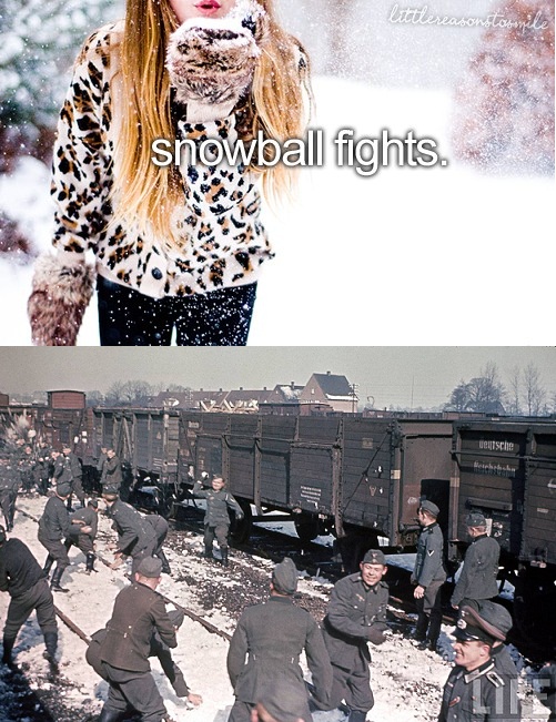 Everyone loves snowball fights