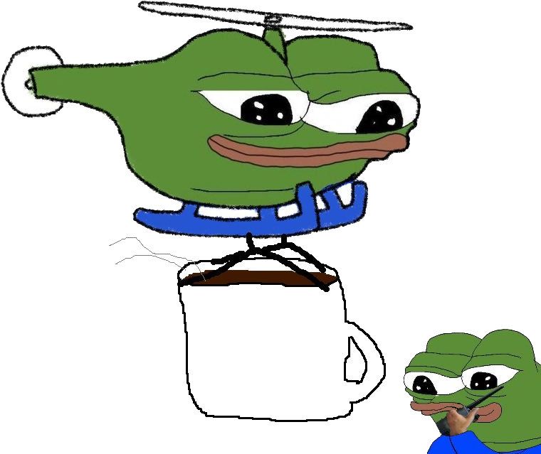 Pepe/apu a day REDUX- 5 - 8 more cups of coffee on the way (1015)