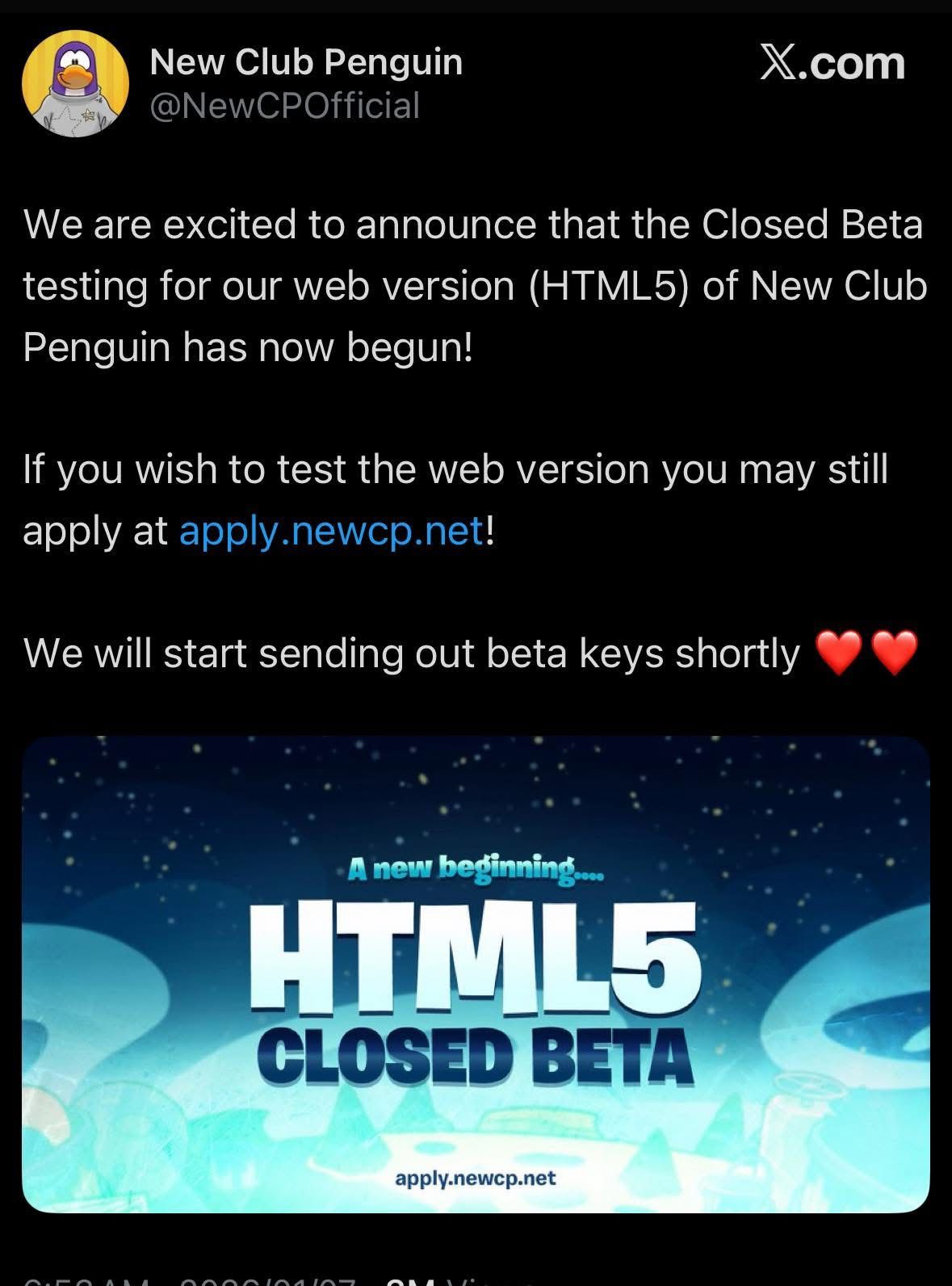 “Babe wake up! The New CP is coming”