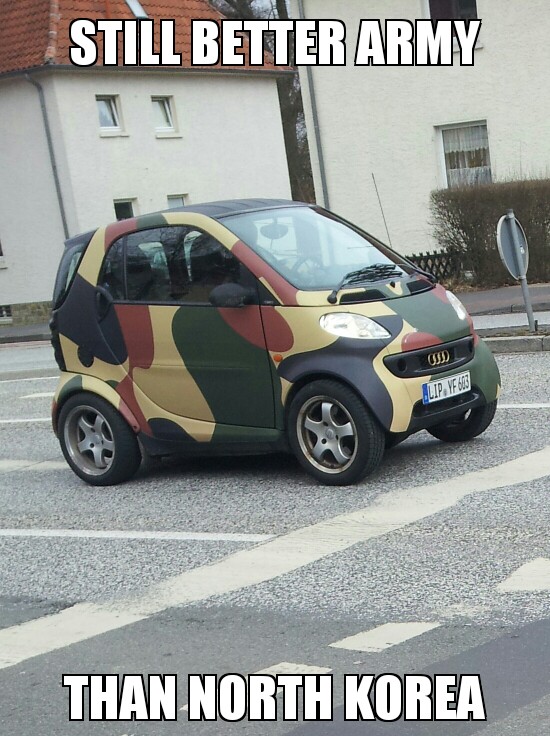 The german camouflage audi smart!