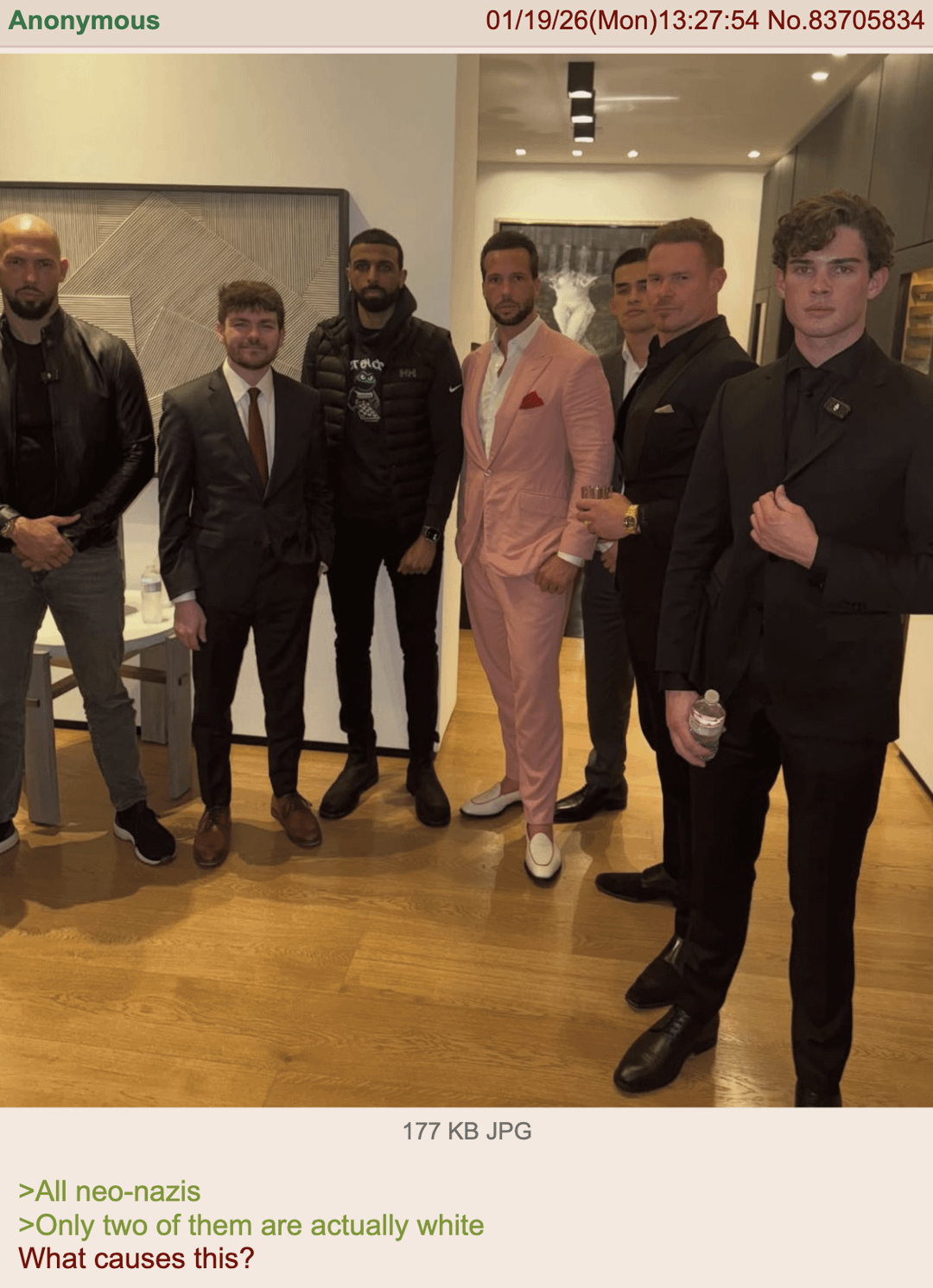 how is the meth head looksmaxxer a nazi?