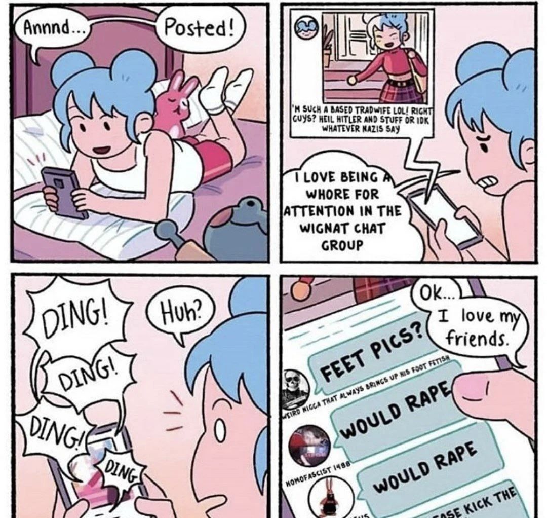 Tfw you’re a cute brazillian jungle bunny on an obscure racist meme reposting site