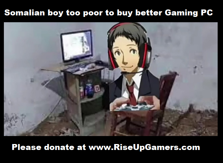 So he can finally git gud.