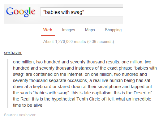 Incredible time to be alive