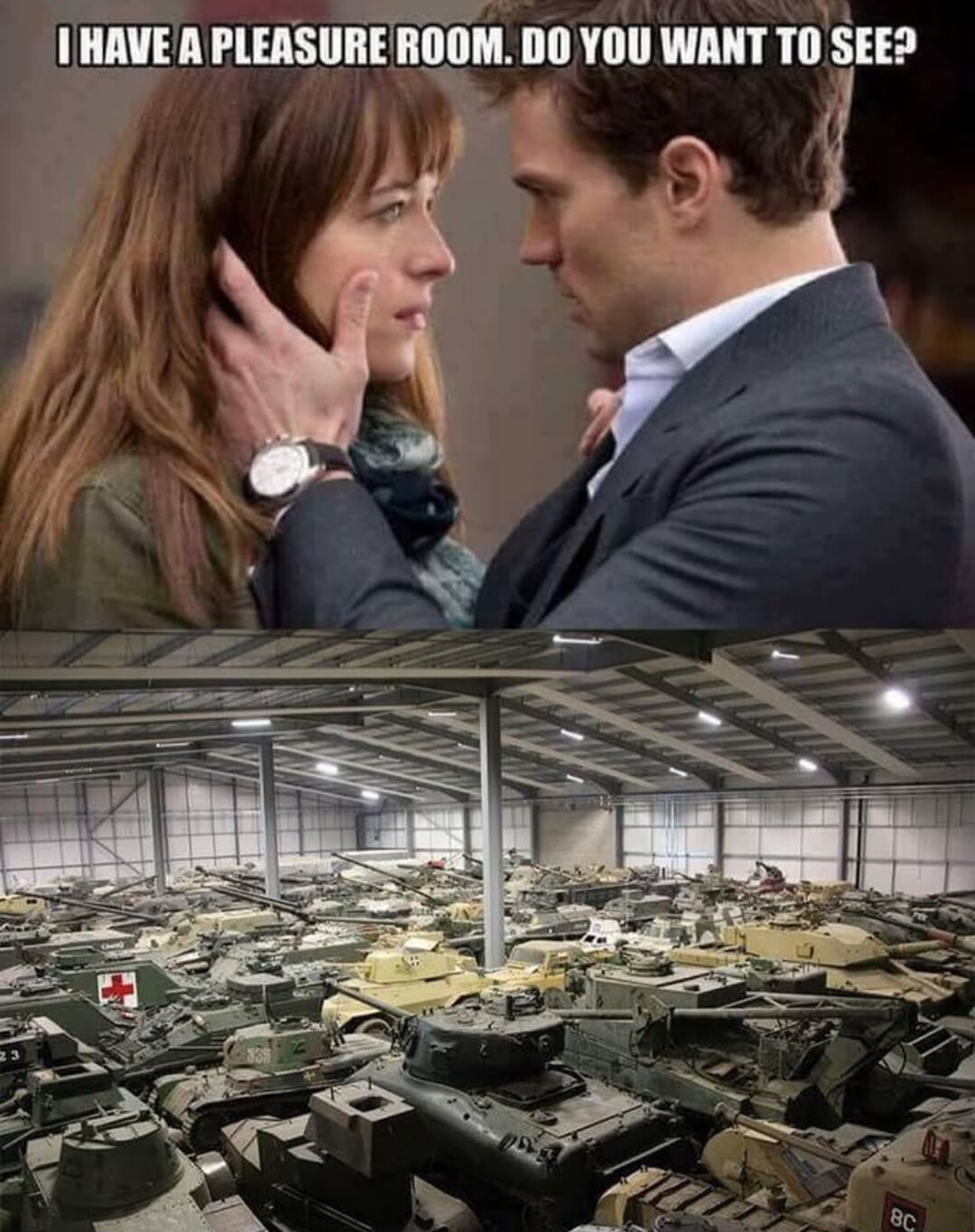 the pleasure is driving out 50 other tanks when you want to drive around with tank #87