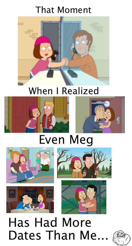 Even Meg has more dates than me