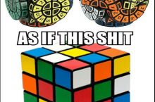 Rubix Cube with circular numbered dials... NOPE!